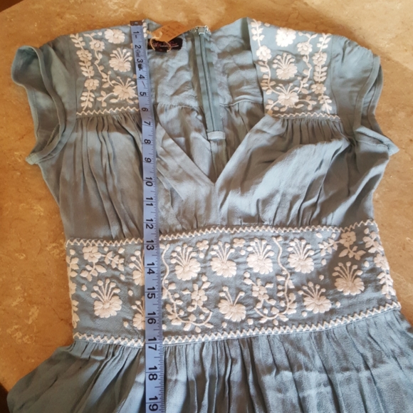 French Blue Embroidered Del Rio - Picture 7 of 7